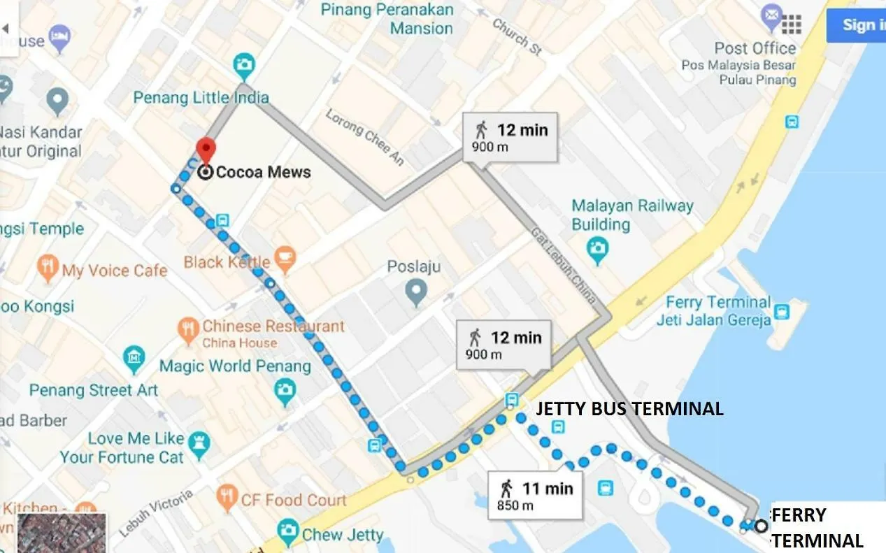 Guest house Cocoa Mews Cafe And Homestay George Town